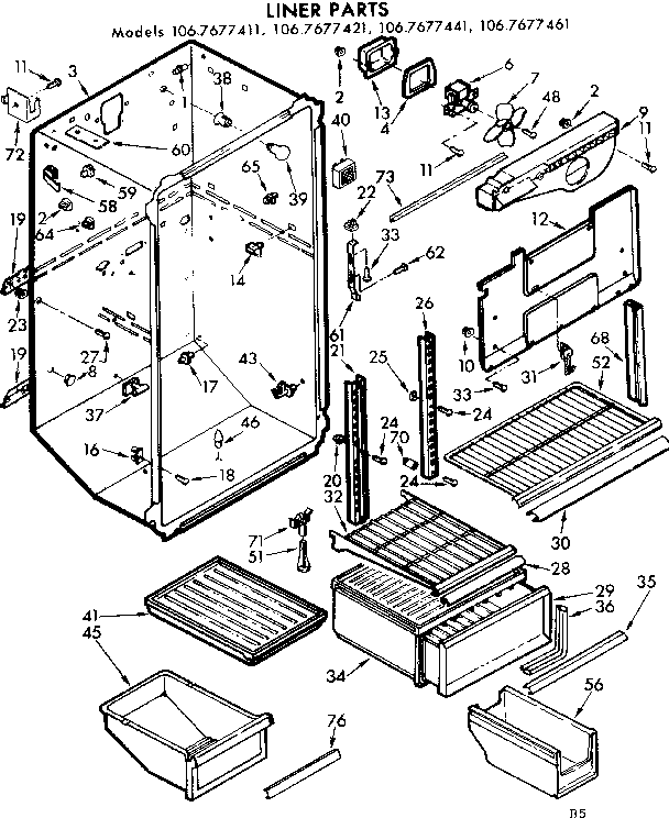 Liner parts