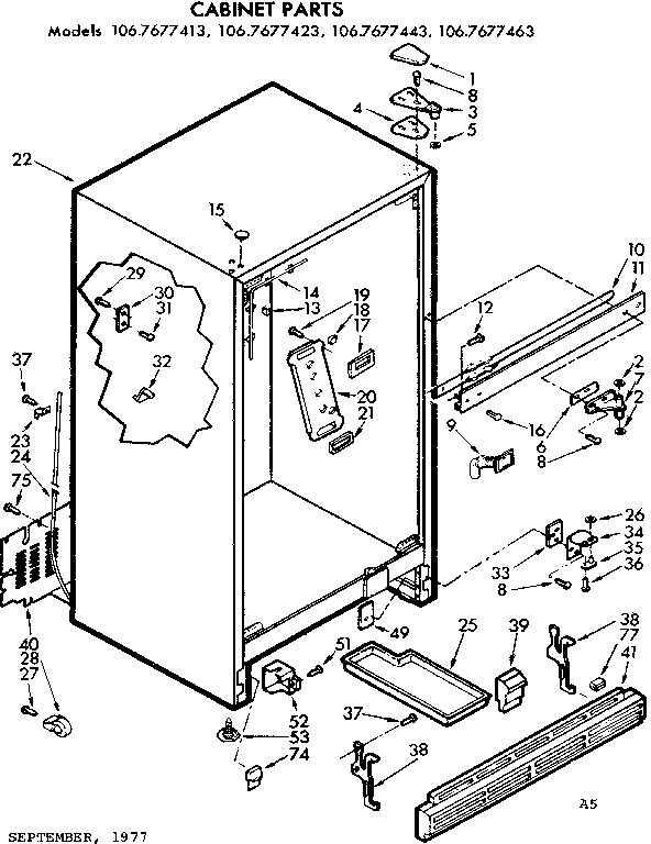 CABINET PARTS