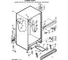 Kenmore 1067677413 cabinet parts diagram