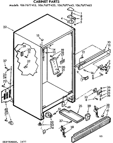 Cabinet parts