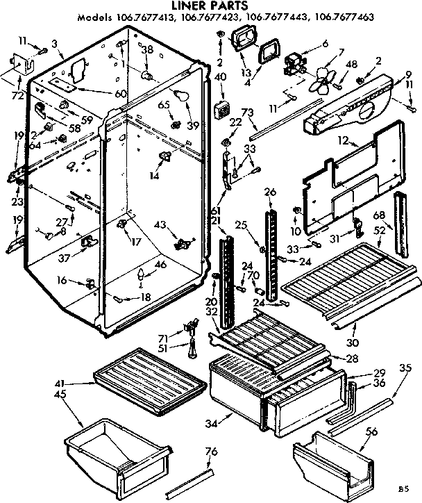 Liner parts