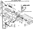 Kenmore 1067677413 ice maker parts diagram