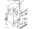 Kenmore 1067677510 cabinet parts diagram