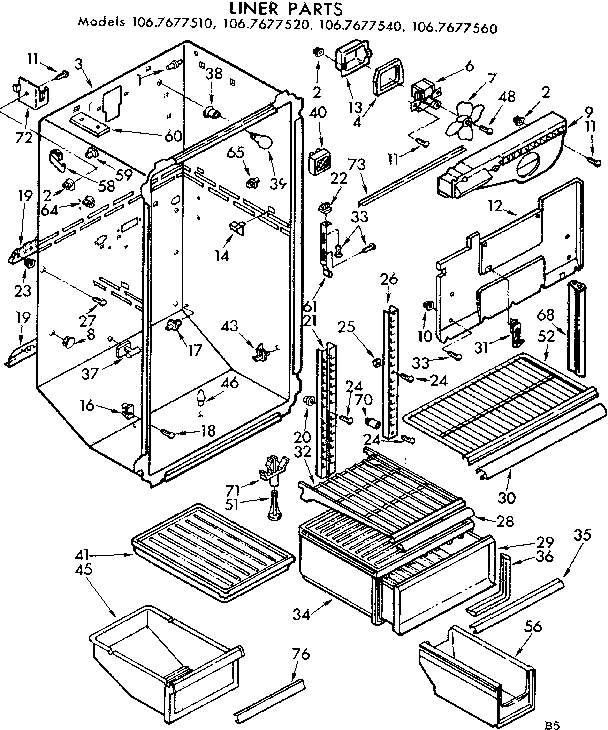 Liner parts