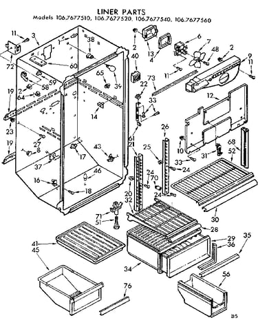 Liner parts