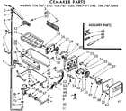 Kenmore 1067677560 icemaker parts diagram