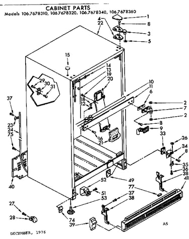 Cabinet parts