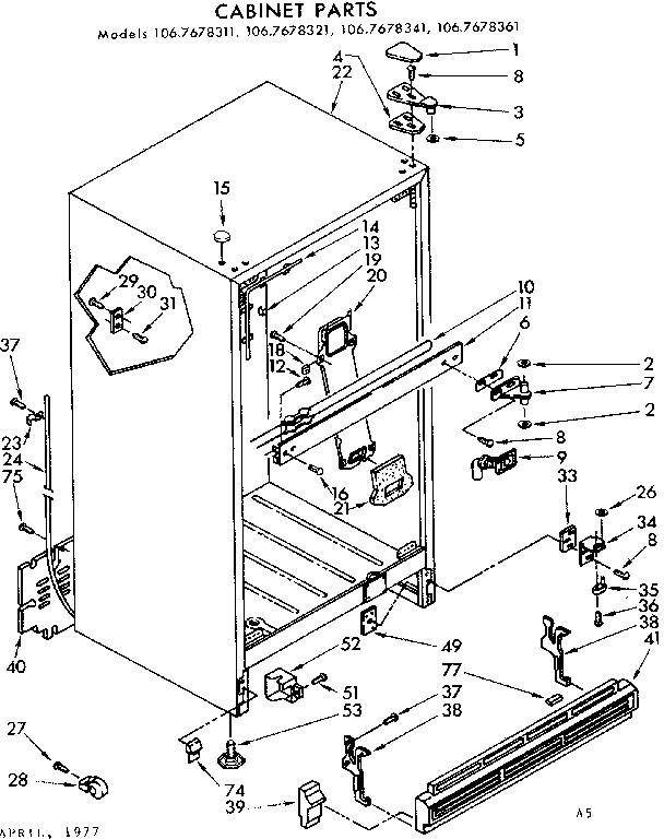 CABINET PARTS