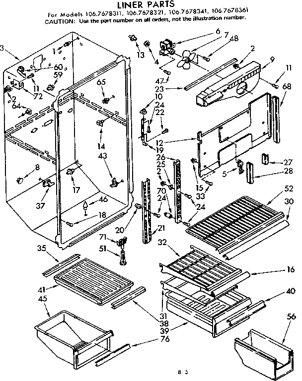 Liner parts