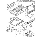 Kenmore 1067678361 breaker and partition parts diagram