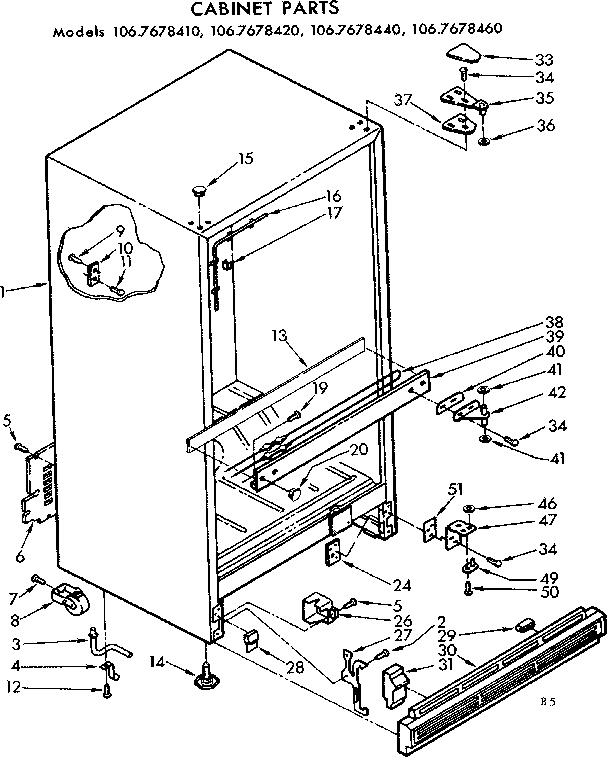 CABINET PARTS