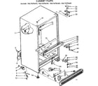 Kenmore 1067678440 cabinet parts diagram