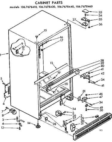 Cabinet parts