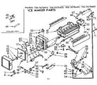 Kenmore 1067678420 ice maker parts diagram