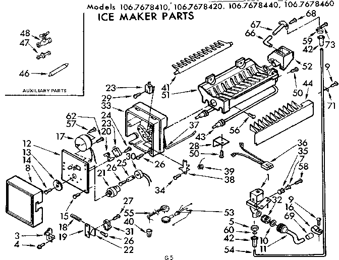 Ice maker parts