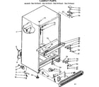 Kenmore 1067678441 cabinet parts diagram