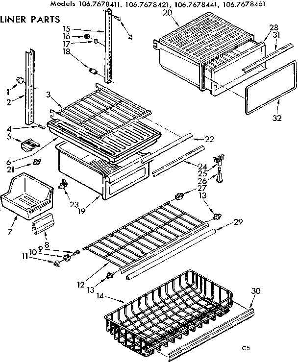 Liner parts