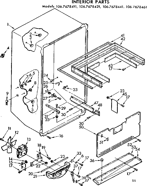 Interior parts