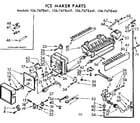 Kenmore 1067678461 ice maker parts diagram