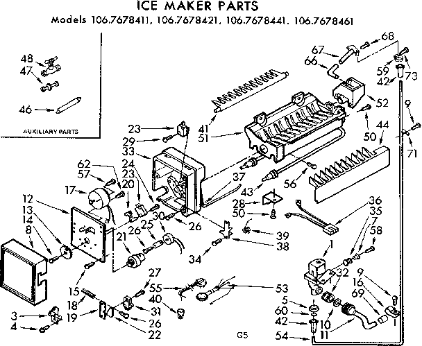 Ice maker parts