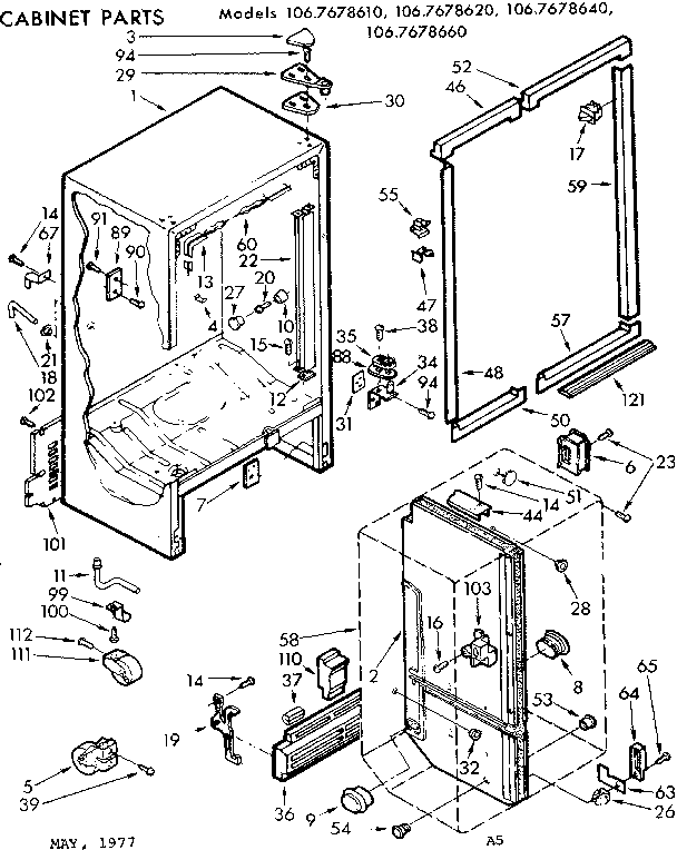 CABINET PARTS