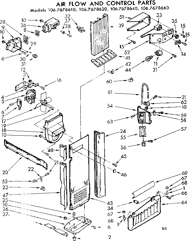 AIR FLOW AND CONTROL PARTS