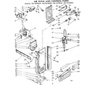 Kenmore 1067678610 air flow and control parts diagram