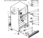Kenmore 1067678940 cabinet parts diagram