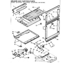 Kenmore 1067679010 breaker and partition parts diagram