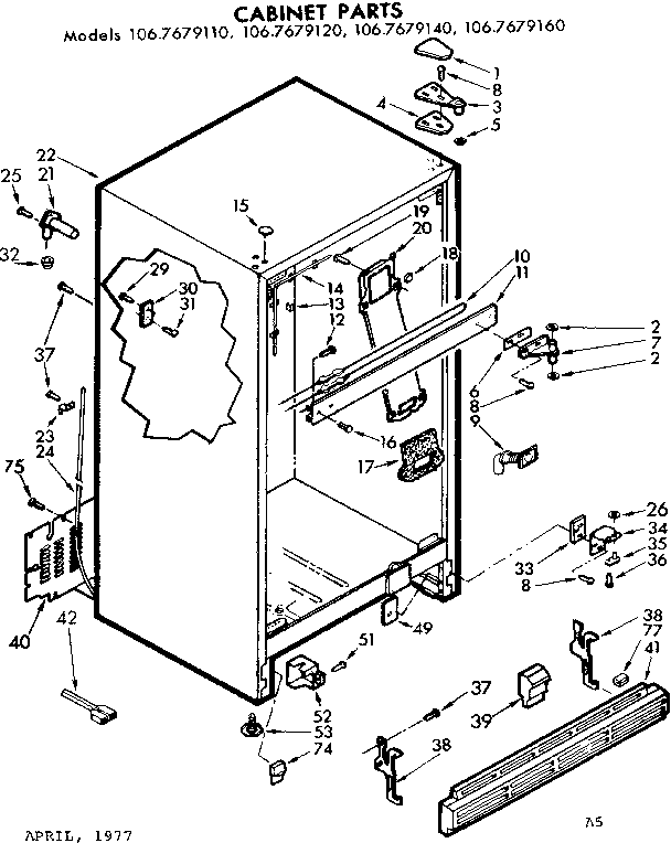 CABINET PARTS