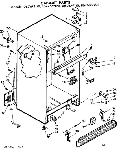 Cabinet parts