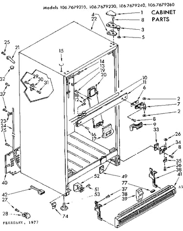 Cabinet parts