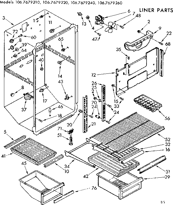 Liner parts