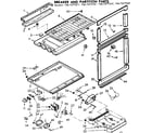 Kenmore 1067679261 breaker and partition parts diagram