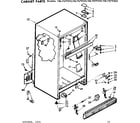 Kenmore 1067679310 cabinet parts diagram