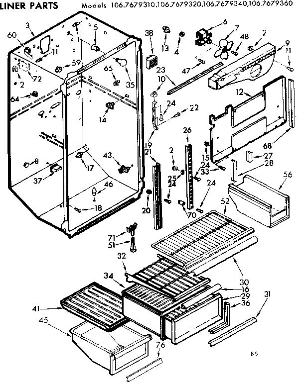 Liner parts