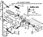 Kenmore 1067679360 ice maker parts diagram