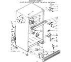 Kenmore 1067679321 cabinet parts diagram