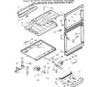 Kenmore 1067679322 breaker and partition parts diagram