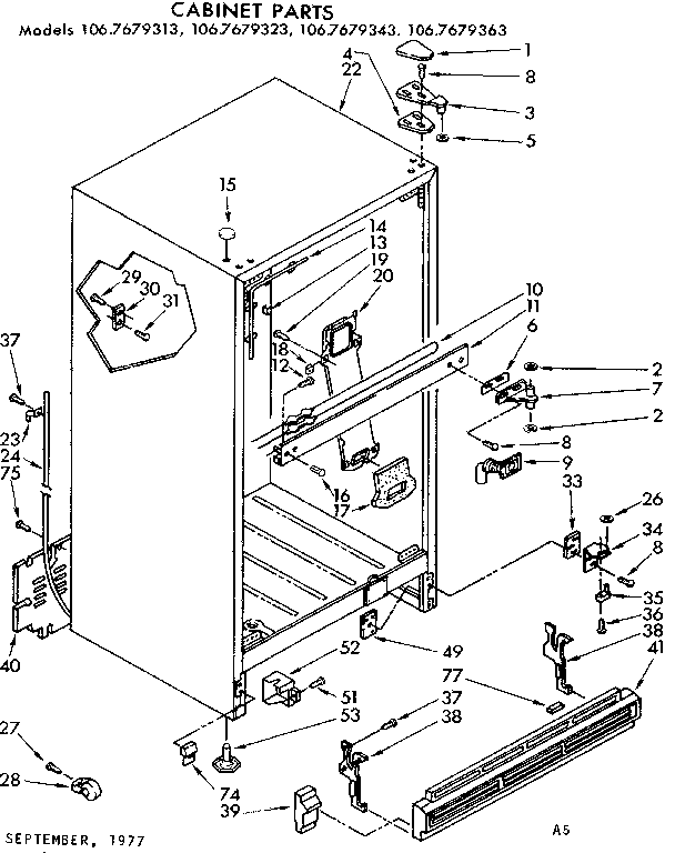 CABINET PARTS
