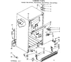 Kenmore 1067679344 cabinet parts diagram