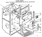 Kenmore 1067679440 liner parts diagram