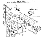 Kenmore 1067679410 ice maker parts diagram