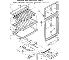 Kenmore 1067679411 breaker and partition parts diagram