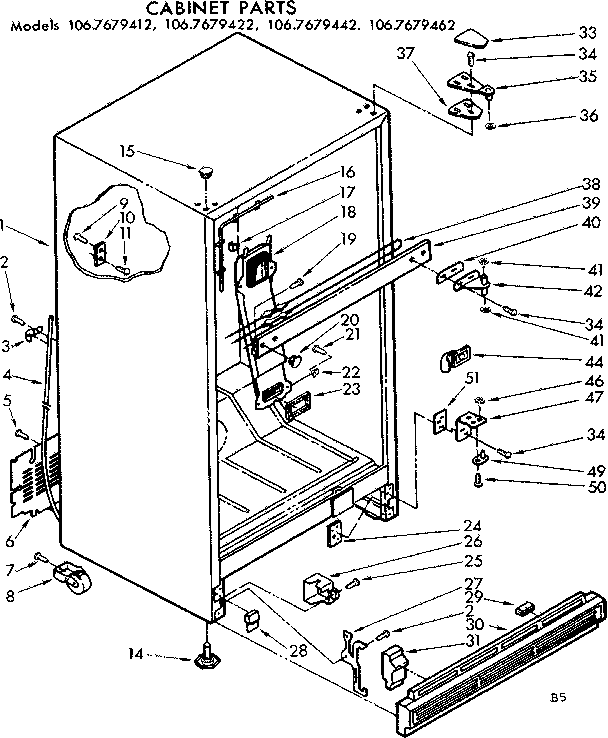 Cabinet parts