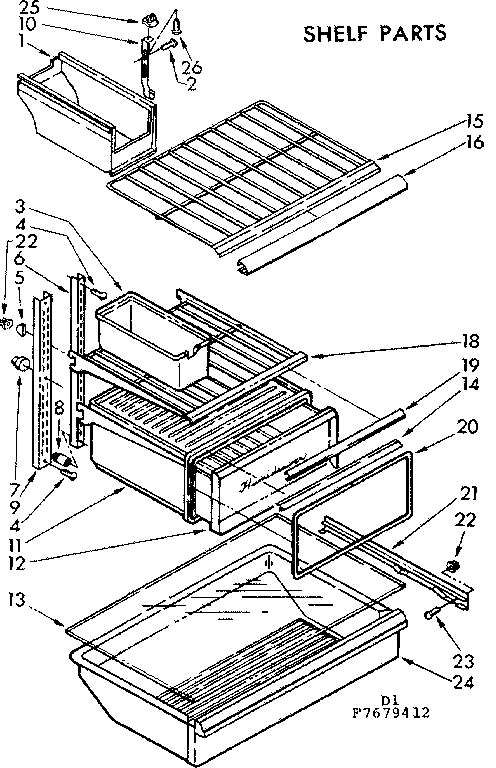 Shelf parts
