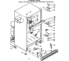 Kenmore 1067679443 cabinet parts diagram