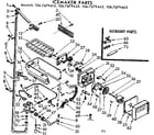 Kenmore 1067679443 icemaker parts diagram