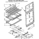 Kenmore 1067679610 breaker and partition parts diagram