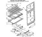 Kenmore 1067679620 breaker and partition parts diagram
